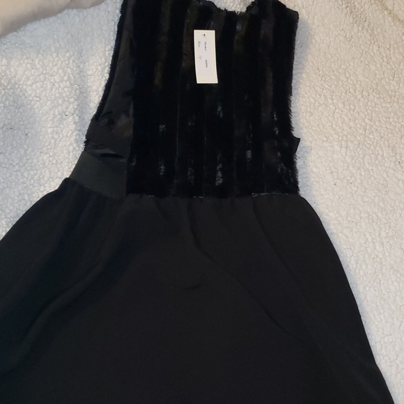 NWT Rose Bleu fur top dress size 14 - Picture 3 of 4